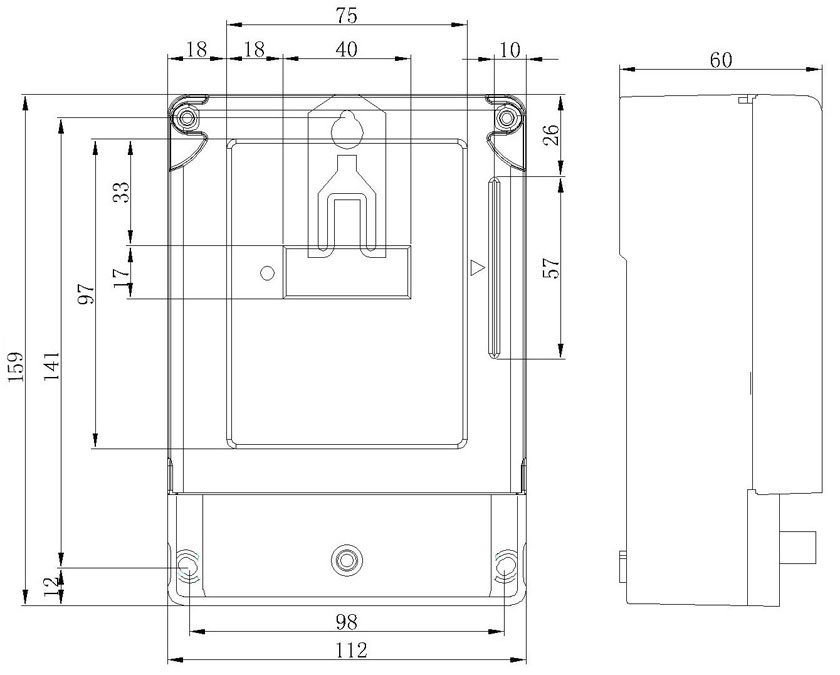 ic卡單相電表(遠傳型)